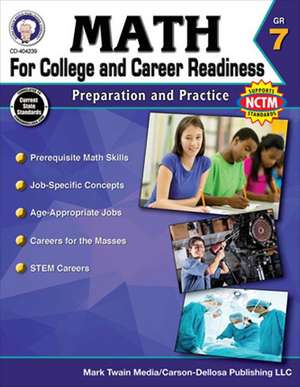 Math for College and Career Readiness, Grade 7 de Christine Henderson