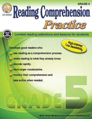 Reading Comprehension Practice, Grade 5 de Janet P. Sitter