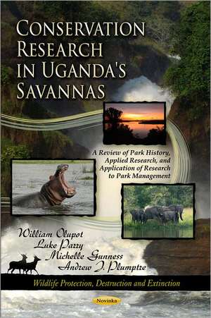 Conservation Research in Uganda's Savannas de William Olupot