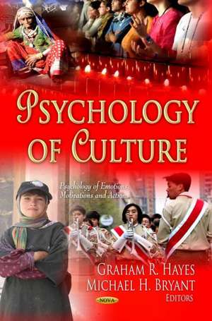 Psychology of Culture de Graham R. Hayes