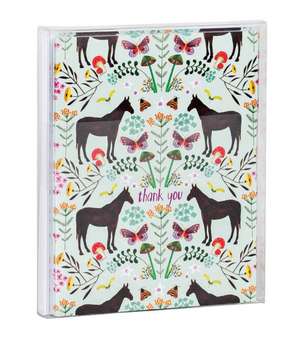 Magical Meadow Thank You Notecard Set de Anisa Makhoul