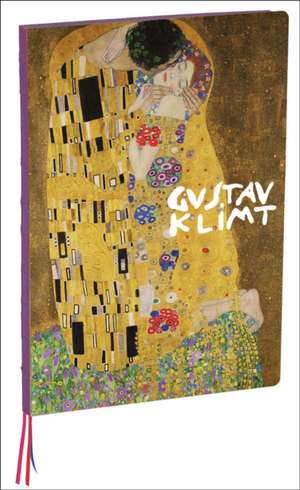 The Kiss, Gustav Klimt A4 Notebook de Gustav Klimt