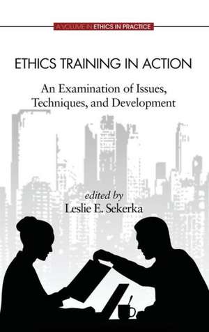 Ethics Training in Action de Robert A. Giacalone