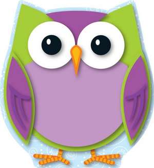 Colorful Owl Mini Cut-Outs de Carson-Dellosa Publishing