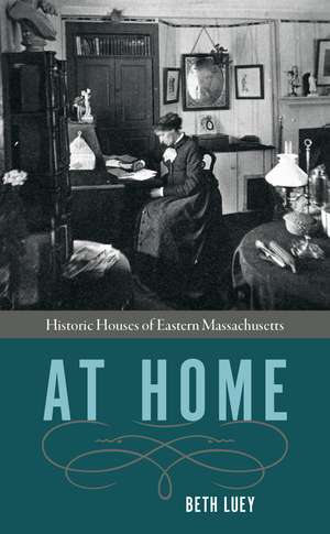 At Home: Historic Houses of Eastern Massachusetts de Beth Luey