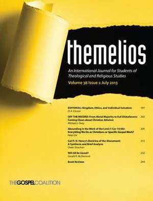 Themelios, Volume 38, Issue 2 de D.A. Carson