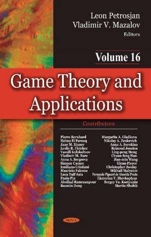 Game Theory & Applications de Leon Petrosjan