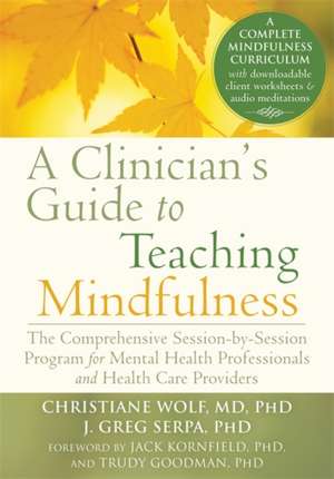 A Clinician's Guide to Teaching Mindfulness de Christiane Wolf