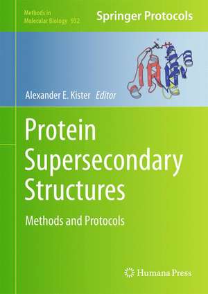 Protein Supersecondary Structures de Alexander E. Kister