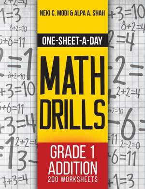 One-Sheet-A-Day Math Drills de Neki C. Modi