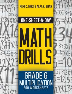 One-Sheet-A-Day Math Drills de Neki C Modi