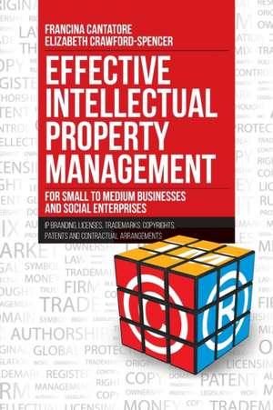 Effective Intellectual Property Management for Small to Medium Businesses and Social Enterprises de Francina Cantatore