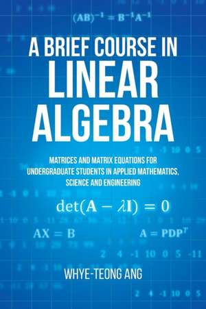 A Brief Course in Linear Algebra de Whye-Teong Ang