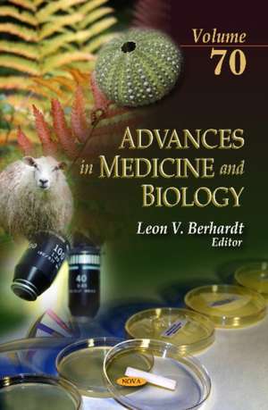 Advances in Medicine & Biology de Leon V Berhardt