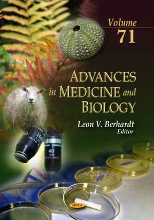 Advances in Medicine & Biology de Leon V Berhardt