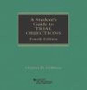 Student's Guide to Trial Objections de Charles Gibbons