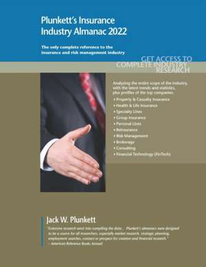 PLUNKETTS INSURANCE INDUSTRY ALMANAC 20 de PLUNKETT