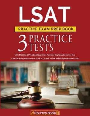 LSAT Practice Exam Prep Book de Test Prep Books