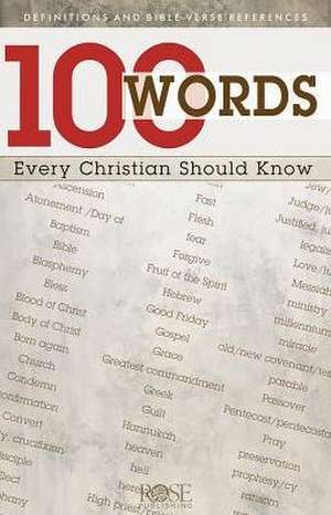 100 Words Every Christian Should Know 5-Pack de Rose Publishing