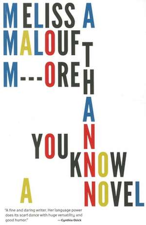 More Than You Know de Melissa Malouf