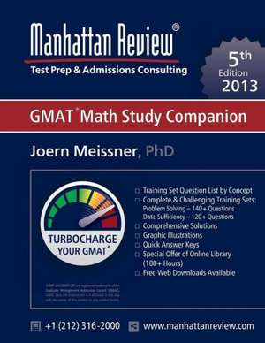 Manhattan Review GMAT Math Study Companion [5th Edition] de Joern Meissner