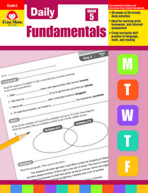 Daily Fundamentals, Grade 5 de Evan-Moor Educational Publihsers