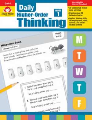 Daily Higher-Order Thinking, Grade 1 de Evan-Moor Educational Publishers