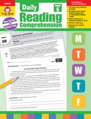 Daily Reading Comprehension, Grade 6 de Evan-Moor Educational Publishers