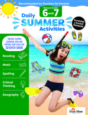 Daily Summer Activities de Evan-Moor Educational Publishers