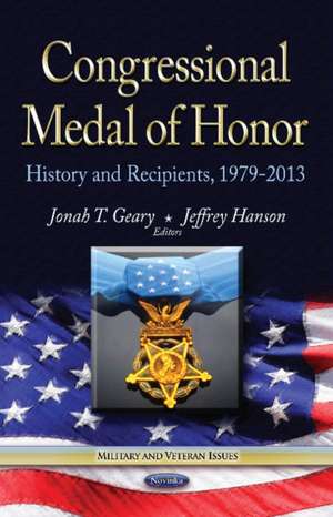 Congressional Medal of Honor de Jonah T. Geary