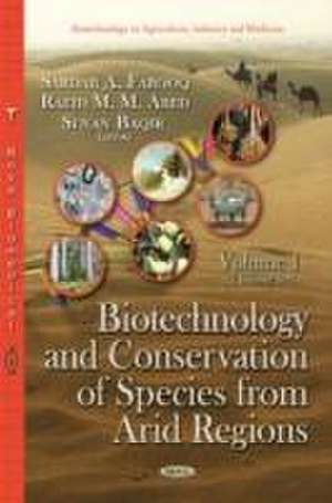 Biotechnology and Conservation of Species from Arid Regions de Sardar A. Farooq