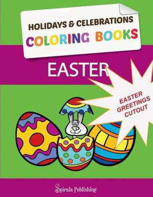 Easter Coloring Book Greetings de &. Celebrations Coloring Holidays