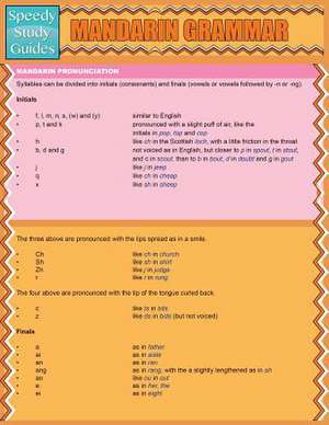 Mandarin Grammar (Speedy Study Guides de Speedy Publishing Llc