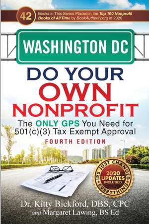 Washington DC Do Your Own Nonprofit de Kitty Bickford