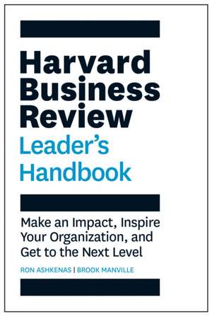 The Harvard Business Review Leader's Handbook de Ron Ashkenas