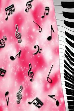 Diary - Journal - Pink Music Theme - Personal de Jana Silver