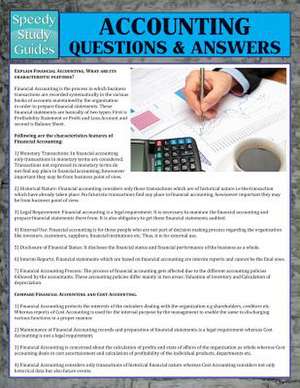 Accounting Questions & Answers de Speedy Publishing LLC