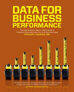 Data for Business Performance: The Goal-Question-Metric (GQM) Model to Transform Business Data into an Enterprise Asset de Prashanth H Southekal PhD