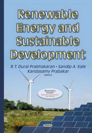 Renewable Energy & Sustainable Development de S. A. Kale