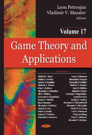 Game Theory & Applications: Volume 17 -- Game-Theoretic Models in Mathematical Ecology de Vladimir Mazalov