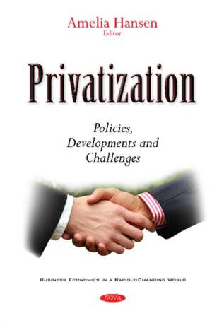 Privatization: Policies, Developments & Challenges de Amelia Hansen