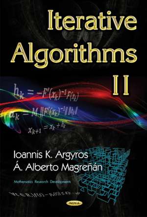 Iterative Algorithms II de Ioannis K Argyros