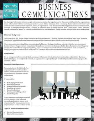 Business Communications (Speedy Study Guide) de Speedy Publishing LLC