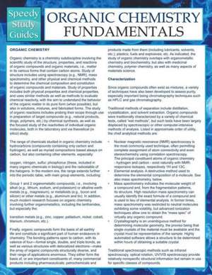 Organic Chemistry Fundamentals Study Guide de Speedy Publishing LLC