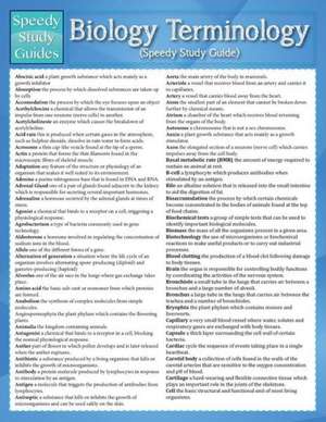 Biology Terminology (Speedy Study Guide) de Speedy Publishing LLC