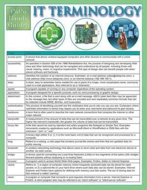 It Terminology: Information Technology Terminology de Jyoti C. Baluran