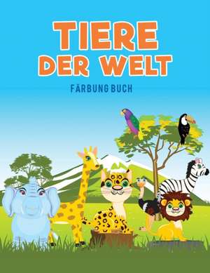 Kids, C: Tiere der Welt Färbung Buch