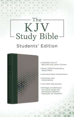 The KJV Study Bible, Students' Edition [Cypress & Smoke] de Christopher D. Hudson