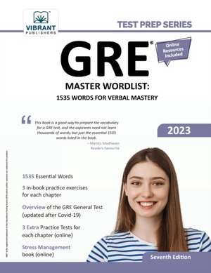 GRE Master Wordlist de Vibrant Publishers