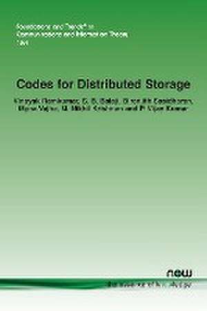 Codes for Distributed Storage de P. Vijay Kumar